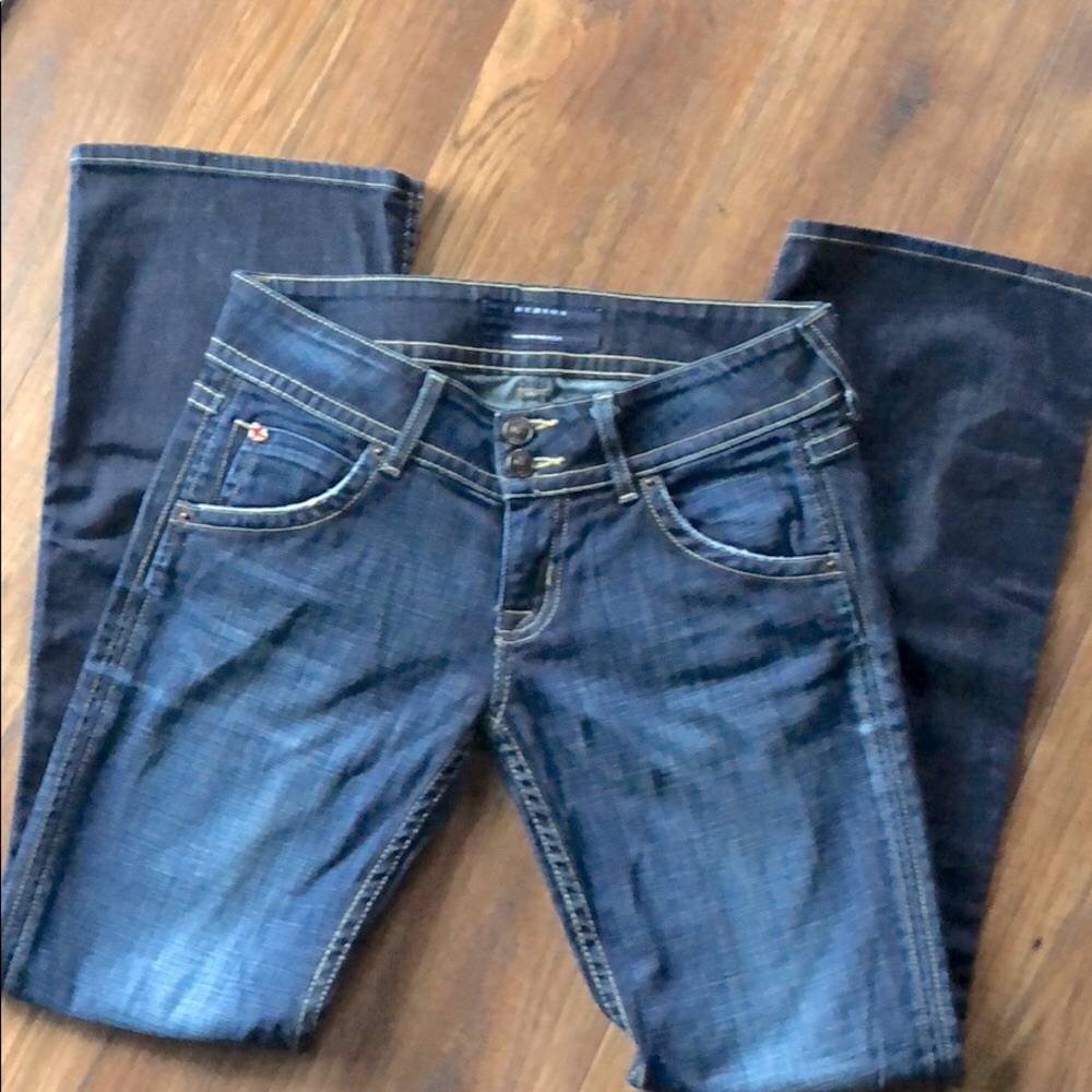 Hudson Dark Wash Bootcut Denim Jeans Size 26 - Picture 3 of 5